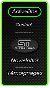 Menu actualit�s de s-training.com